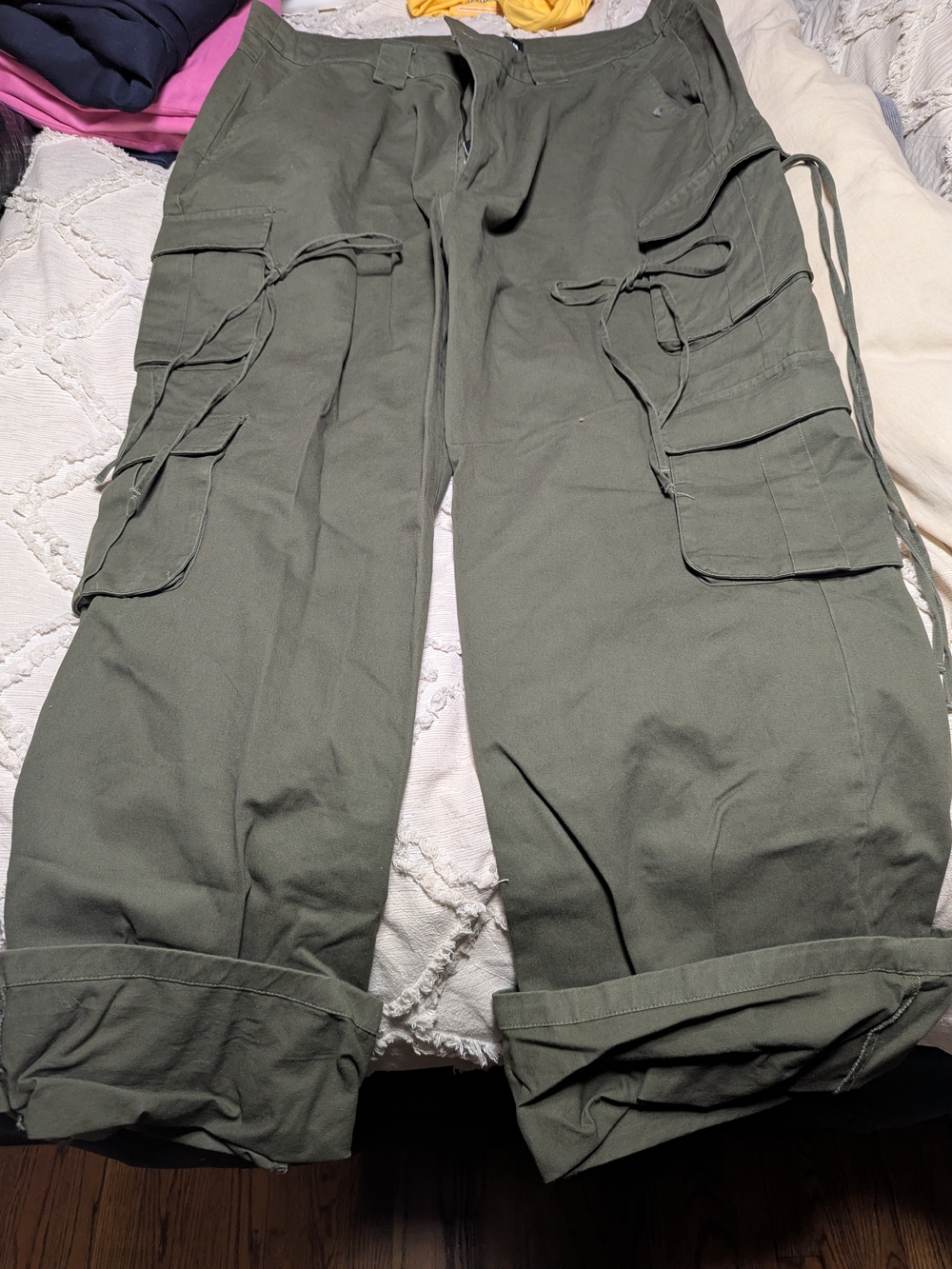 Olive Green Cargo Pants for Men - Classic Utility Style